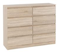 Malvern 8 Drawer Chest in Sonoma Oak Effect