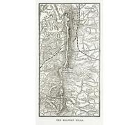 Malvern Hills Map, Worcestershire, England 1840 Print - Print 10"x8" (25x20cm) (14756210)