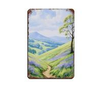 Malvern Hills Retro Poster Metal Tin Sign Chic Art Retro Iron Painting Bar People Cave Cafe Family Garage Poster Wall Decoration 8x12inch(20x30cm)