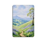 Malvern Hills Tin Sign Vintage Metal Pub Club Cafe Bar Home Wall Art Decoration Poster Retro 8x12inch(20x30cm)