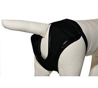 MALWERA BLACK Dog Hygiene Pants Bitch Season Heat 6 Sizes (size 1)