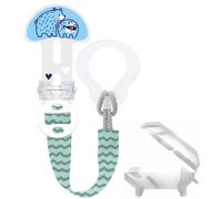 MAM 1 x Pacifier Adjustable Length Adjustable Teat Cover Washable for All Types of Pacifiers, Teething Rings and Toys - Blue