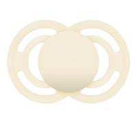 MAM 1 x Soother 6 Months + Symmetrical Teat Flat Extra Thin Flexible Soft Silicone Easy to Receive with Self-Sterilising Box MAM Perfect Neutral Matte