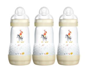 MAM 260ml 2+month Anti-Colic Bottle - 3 Pack White