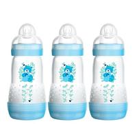 MAM Easy Start Anti-Colic Bottle - 260ml - Triple Pack - Blue