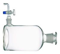 MAM-5000 5000ml Borosilicate Glass Aspirator Bottle with Glass Stopcock and Ground Stopper for Laboratory Use