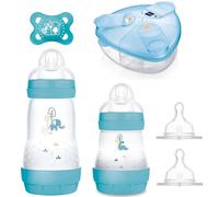 MAM Anti Colic Bottle 160 ml & 260 ml // Includes Teat Size 1 & 2 // Boy Bears // Set of 2