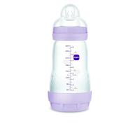 MAM Colours of Nature Collection A150, Matte Surface, Patented Anti-Colic Bottle, Skinsoft Silicone Teat, Ultra Soft, for Babies from 2 Months, Pink, 260 ml