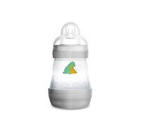 MAM Anti-Colic Bottle Single, White, 0-6 Months