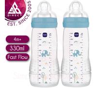 MAM Easy Active Feeding Bottle 4+ months - 330 ml (2 pcs)