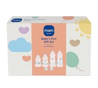 MAM Bottles Baby's First Bottle Set, Newborn Baby Bottles Set with 2 Fast Flow Teats, Anti-Colic Bottles for Newborn Babies, Set of 4 Bottle