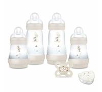 MAM Birth Box 4 Bottles + 1 Dummy + 1 Dosing Box Sand