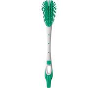 MAM Bottle Brush | Teat Brush with Hanging Hole for Easy Storage | Non-Scratch Brush for Cleaning Bottle Teats | Baby Accessories | Unisex (Colour May Vary)