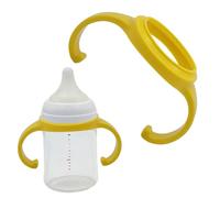 Mam Bottle Handles, 2 Pieces Hold My Bottle Handles, Non-Slip Baby Cup Handles, Baby Nursing Bottle Holder, Bottle Handle for Natural Wide Mouth PP Glass Baby Bottles, Baby Bottle Accessories