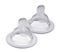 MAM SkinSoft Silicone Teat Fast Flow Pack of 2