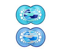 MAM Camo Silicone Pacifiers, Boy, 16 Plus Months, 2 Count