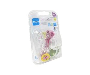 Mam Clip It! & Cover Dummy Chain with Dummy Holder, Assorted Colours and Models