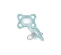 MAM Comfort All-Silicone Soothers 2-6 Months - Size 2 (Pack of 2), Lightweight Baby Soother, Newborn Essentials with Self-Sterilising Case, Grey