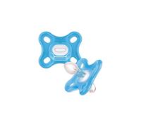 MAM Comfort Soothers, 0-2 Months, 2 Pack, Steriliser Case, Blue