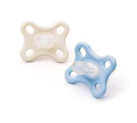 MAM Comfort Soothers | 0-3 Months | 2 Pack | Newborn Dummies | Comes in Dummy Steriliser Case | Sustainable Materials | Baby Accessories for Newborn