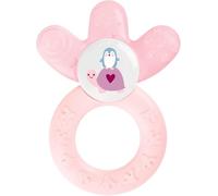 MAM Cooler Teether | Sensory Teething Toy for Babies | Suitable from 4+ Months | Cooling and Soothing Relief for Painful Gums | Unique Shape and Ergonomic Design | Pink