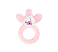 MAM Cooler, Teething Ring for Babies, Promotes Visual Sense & Motor Skills, Grasping Toy with Water Cooling Part Also Reaches The Molars, from 4+ Months, Pink, 1 Piece (Pack of 1)