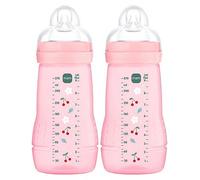 MAM Easy Active Baby Bottle Purple Twin Pack