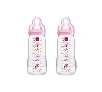 MAM Easy Active Bottle 330ml Pink 2Pk