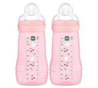 MAM Easy Active Baby Bottle Purple Twin Pack