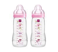 MAM Easy Active Bottle 330ml Pink 2Pk