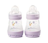 MAM Easy Start Anti-Colic Baby Bottle, Pack of 2, 160ml, Pink