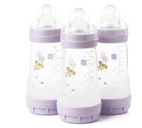 MAM Anti-Colic Baby Bottle, 260ml, Pack of 3