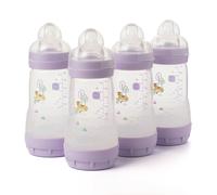 MAM Easy Start Anti-Colic 260ML Baby Bottles 4 Pack Lilac