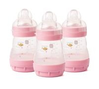 MAM 160ml 0+month Anti-Colic Bottle - 3 Pack Blue