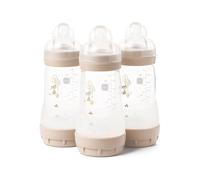 MAM Easy Start Anti-Colic Bottle - 260ml - Triple Pack - White