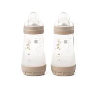 MAM Easy Start Anti Colic Bottle│with Slow Flow Teat│BPA Free│Nature│260ml│2Pk