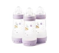MAM Anti-Colic Baby Bottle, 260ml, Pack of 3