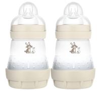 MAM Easy Start Colours of Nature Self Sterilising Anti-Colic Baby Bottle (2 x Flow MAM Teats Size 1, Reduced Colic Baby Bottle , Newborn Essentials