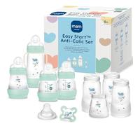 MAM Easy Start Self Sterilising Anti Colic Starter Set, Newborn Bottle Set and Soother, Newborn Essentials for Boys