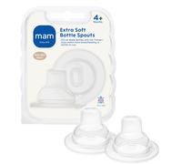 MAM Extra Soft Bottle Spouts | 2 Pack | for Moving from Bottle to Cup | Fits All