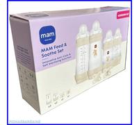 MAM Feed & Soothe Anti-Colic Newborn Baby Bottle Starter Gift Set NEW & SEALED