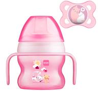 MAM Feeding Trainer & Pacifier - Pink