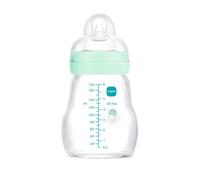 MAM Feel Good A159 Glass Bottle with Teat 1 Patented SkinSoftTM Ultra Soft Silic