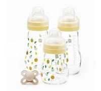 MAM Feel Good Glass Baby Bottle Starter Set