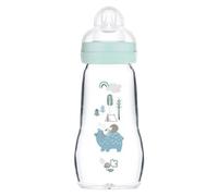 MAM Feel Good Sky Hedgehogs Glass Feeding Bottle - 260 ml