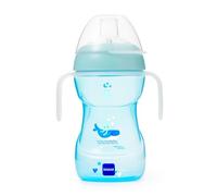 MAM Sippy Cup Fun to Drink – Glow Handles, 270ml, Spill-Free, Non-Slip – Blue