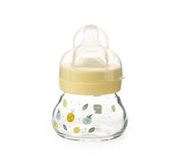 MAM Glass Bottle, 1x 90ml, with SkinSoft Silicone Teat, Unisex