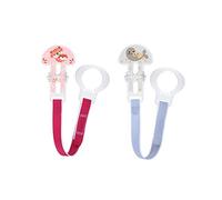 MAM I Love Mommy Double Pacifier Clip, Pink by MAM