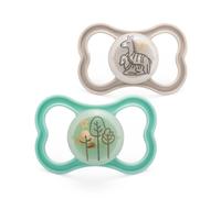 MAM Latex Air Night Soothers | 16 Plus Months | Glow in The