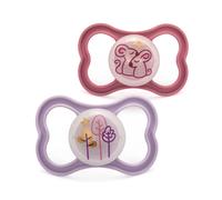 MAM Latex Air Night Soothers | 18-36 Months | Glow in The Dark Dummies | Comes i